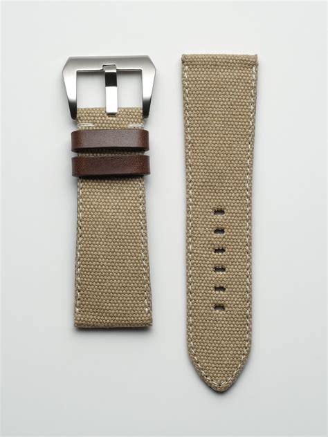 canvas straps for panerai|aftermarket Panerai watch straps.